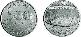 Labdarúgó Világbajnokság - Mexikó 1986 - ezüstérme